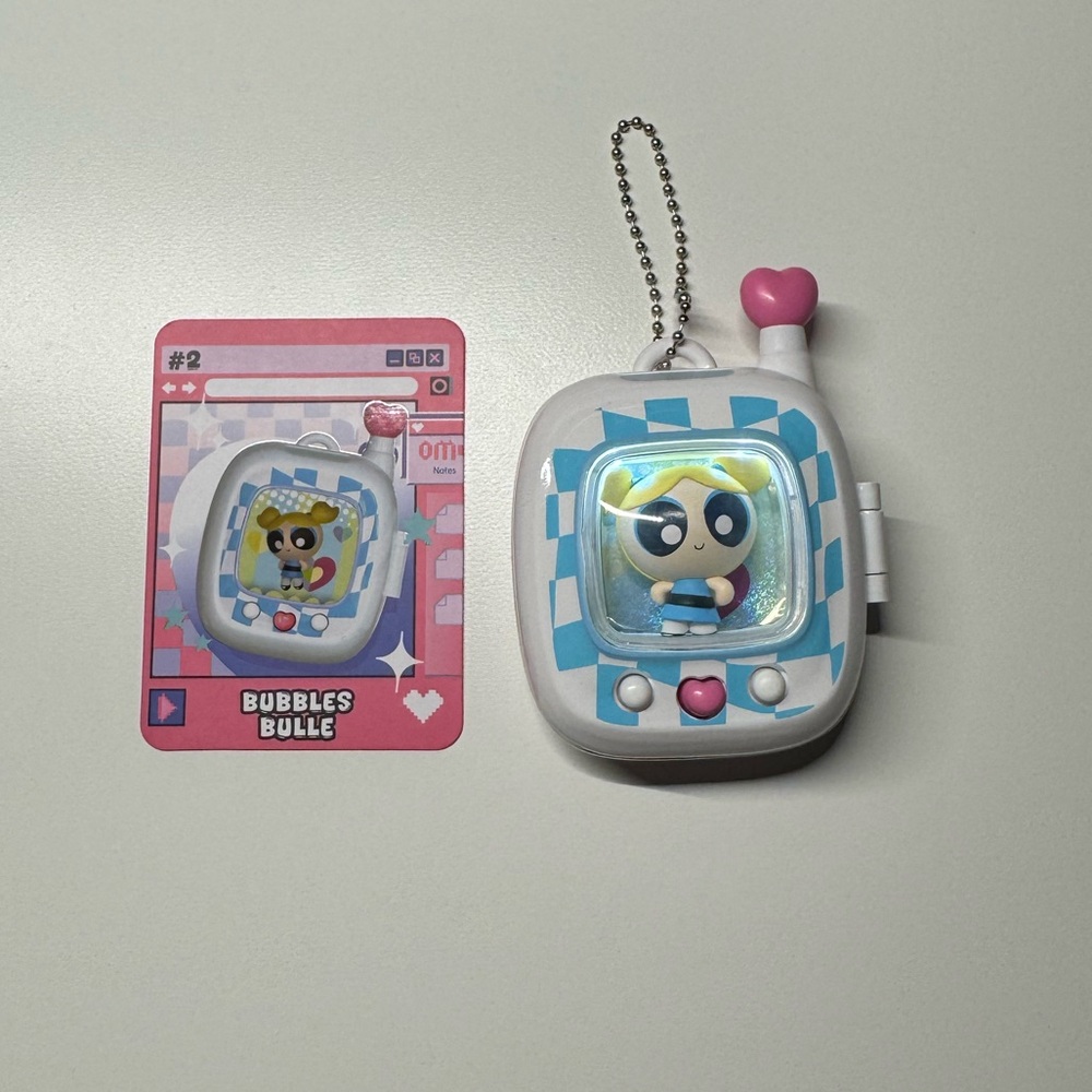 SOLD Miniso Powerpuff Girls Enthusiasm Hotline Blind Box Pendant (Bubbles)